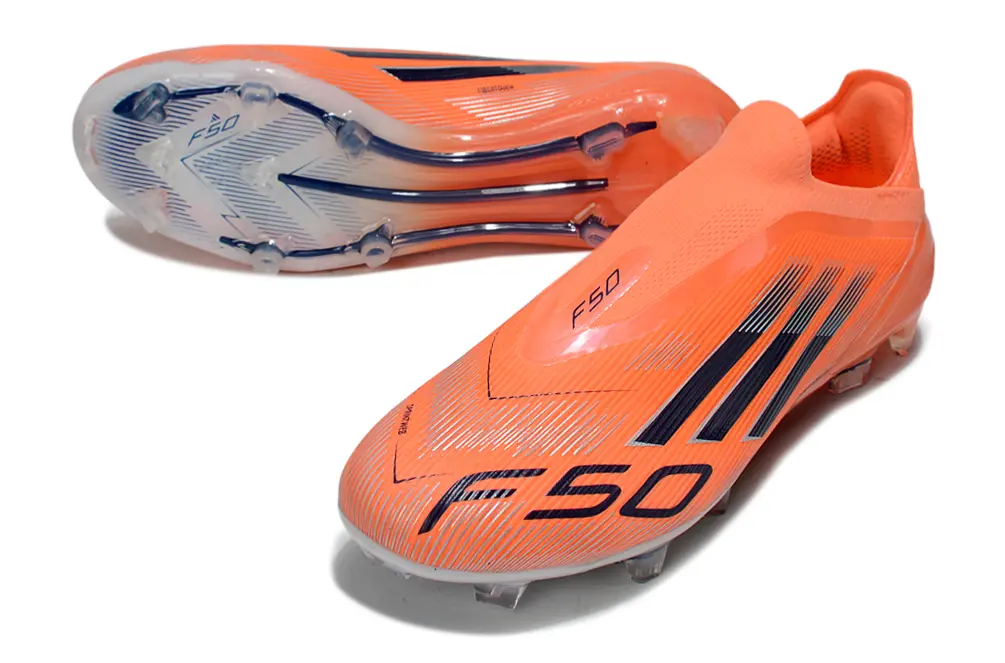 F50 Elite Laceless Orange/Noir (FG) Bonplancrampons