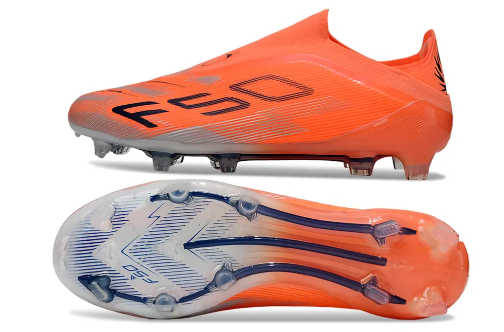 F50 Elite Laceless Orange/Noir (FG) Bonplancrampons