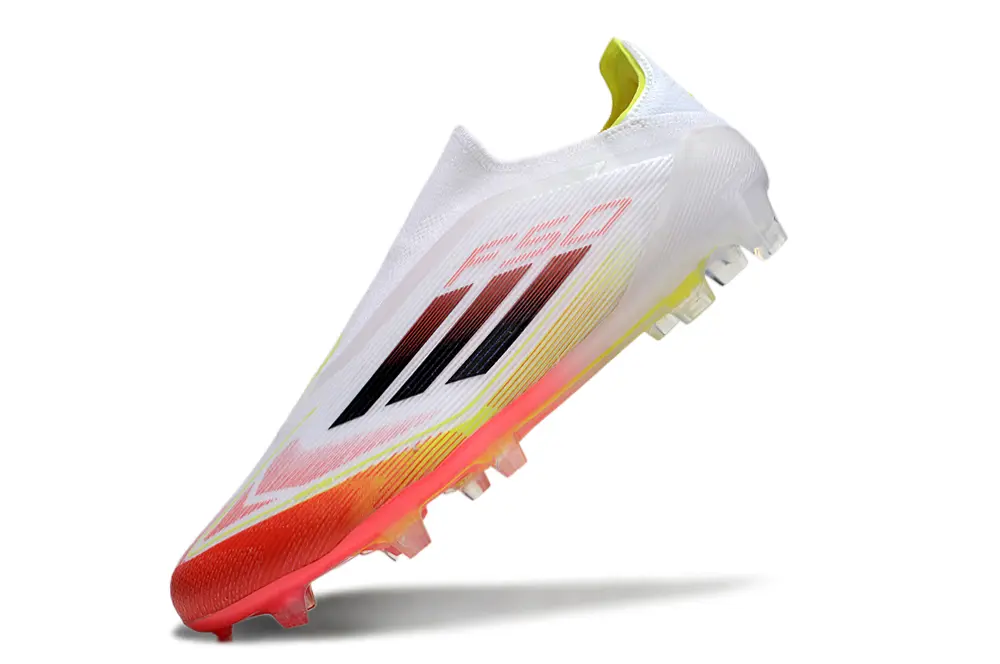 F50 Elite Laceless Rouge/Blanc/Jaune (FG) Bonplancrampons