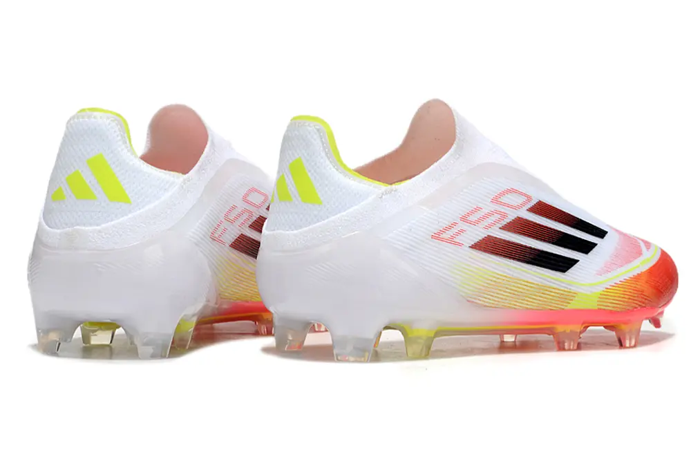 F50 Elite Laceless Rouge/Blanc/Jaune (FG) Bonplancrampons