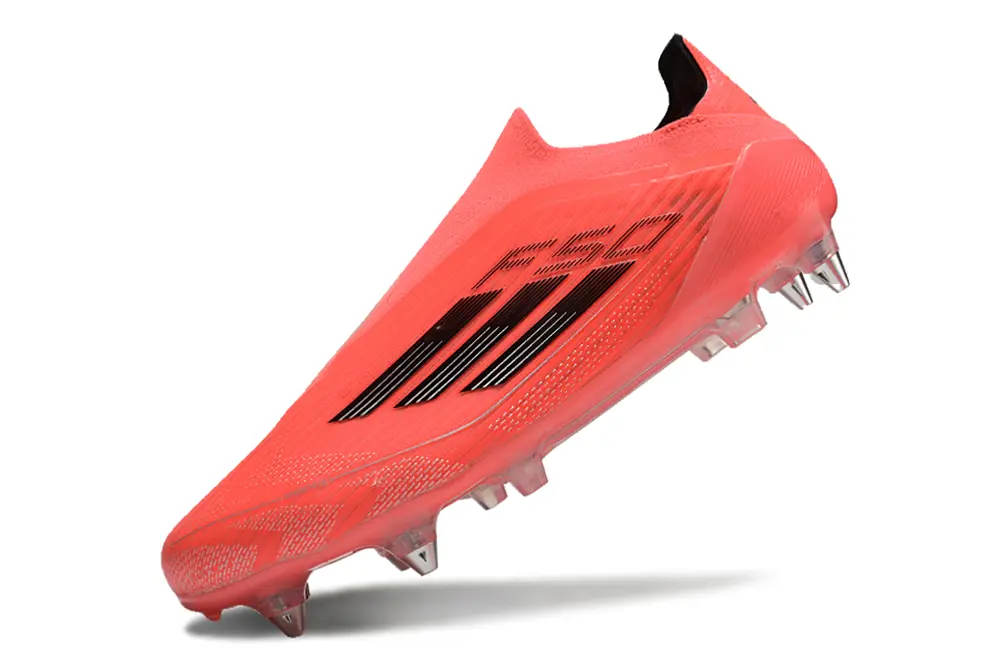 F50 Elite Laceless Rouge/Noir (SG) Bonplancrampons