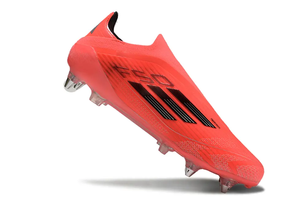 F50 Elite Laceless Rouge/Noir (SG) Bonplancrampons