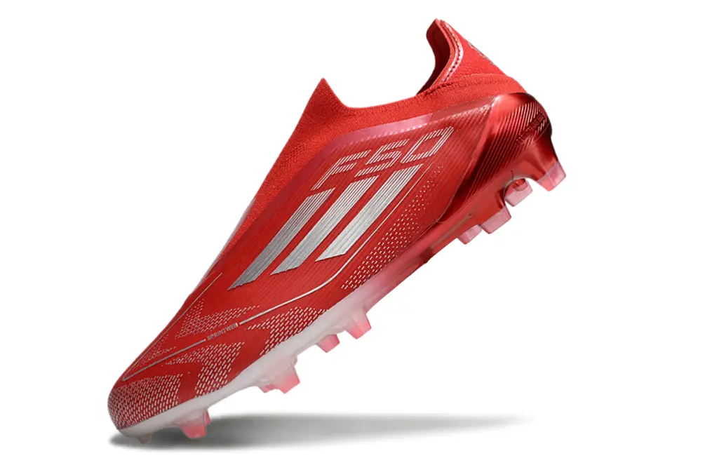 F50 Elite Laceless Soccer.com 40éme anniversaire Rubis (FG) Bonplancrampons