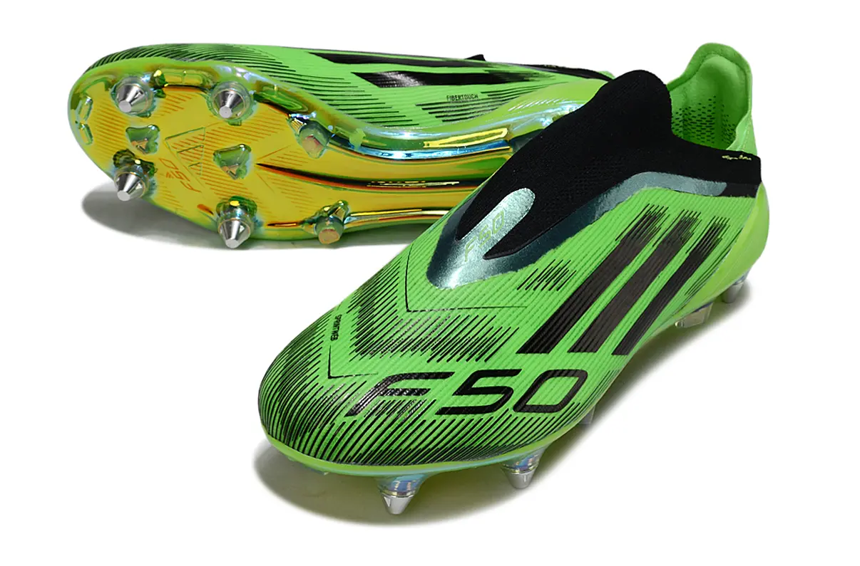 F50 Elite Laceless Vert/Noir (SG) Bonplancrampons