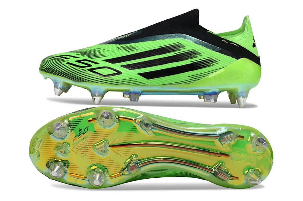 F50 Elite Laceless Vert/Noir (SG) Bonplancrampons