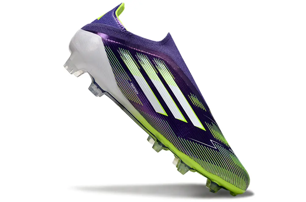 F50 Elite Laceless Violet/Blanc/Vert (FG) Bonplancrampons