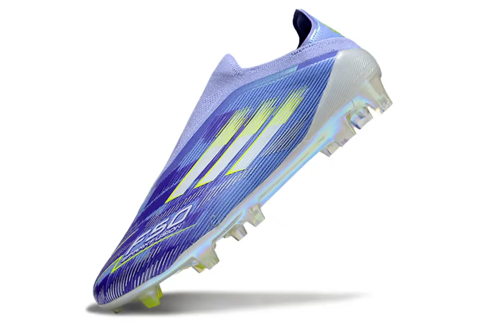 F50 Elite Laceless Violet/Jaune (FG) Bonplancrampons