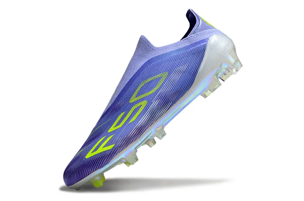 F50 Elite Laceless Violet/Jaune (FG) Bonplancrampons