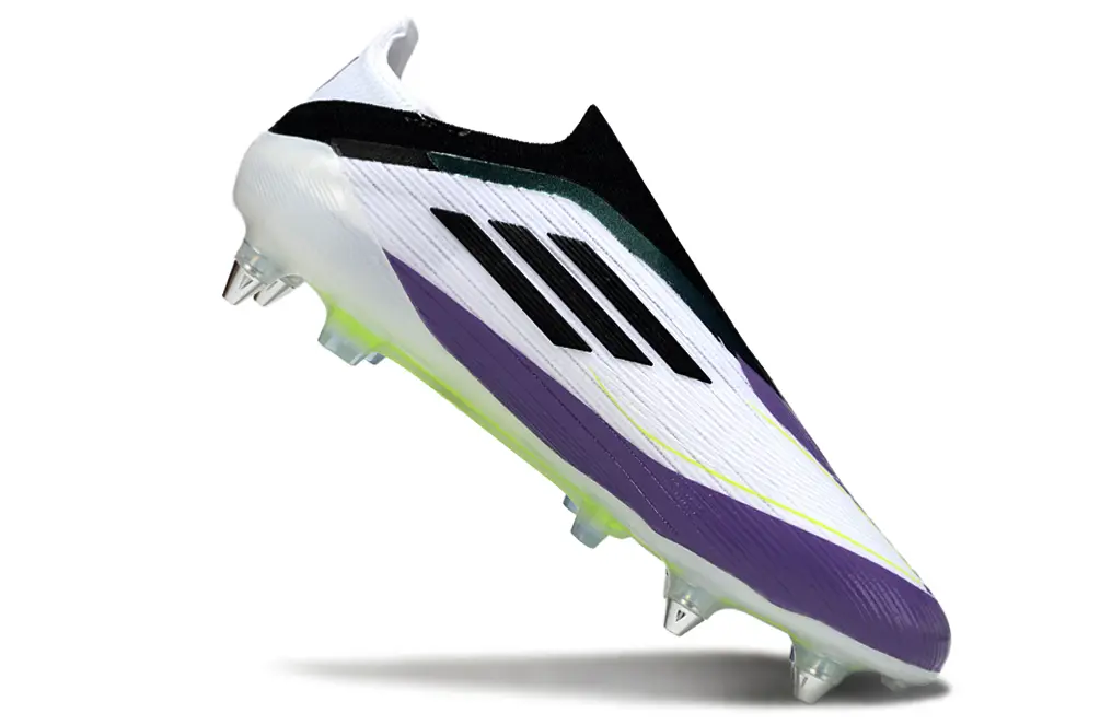 F50 Elite Laceless x Messi Violet/Blanc/Noir (SG) Bonplancrampons
