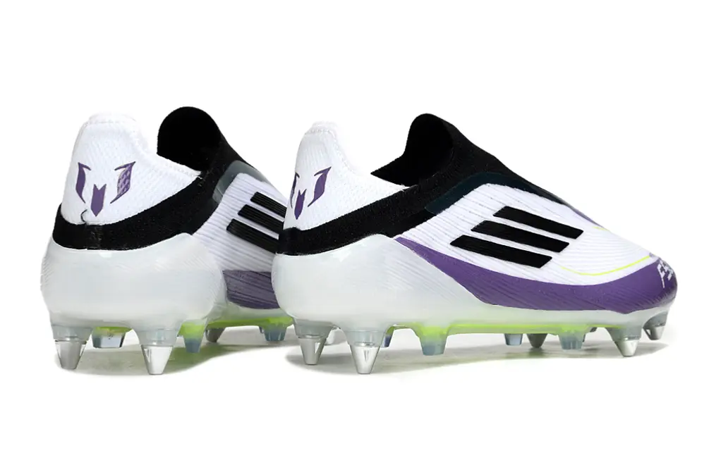 F50 Elite Laceless x Messi Violet/Blanc/Noir (SG) Bonplancrampons