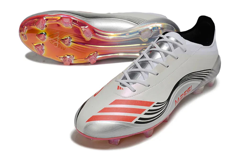 F50 Elite Messi Blanc/Rouge/Noir (FG) Bonplancrampons