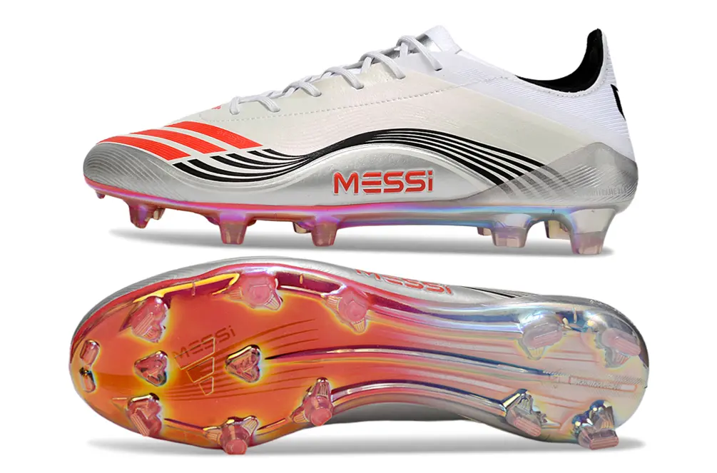 F50 Elite Messi Blanc/Rouge/Noir (FG) Bonplancrampons