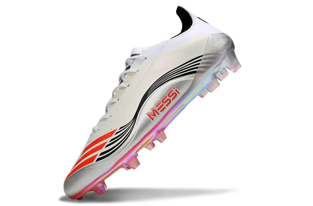 F50 Elite Messi Blanc/Rouge/Noir (FG) Bonplancrampons