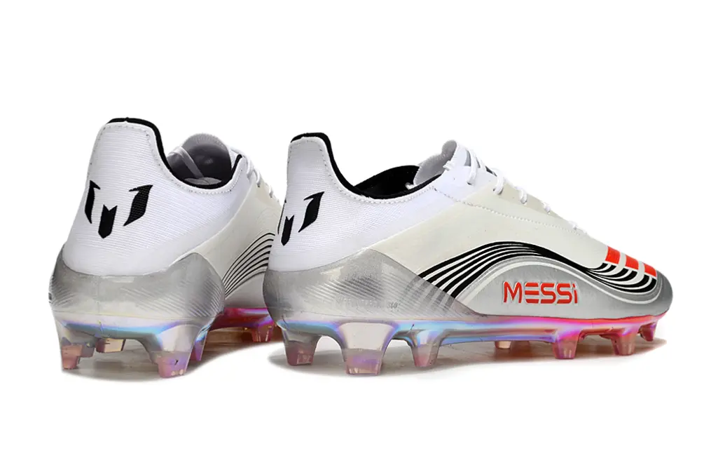 F50 Elite Messi Blanc/Rouge/Noir (FG) Bonplancrampons