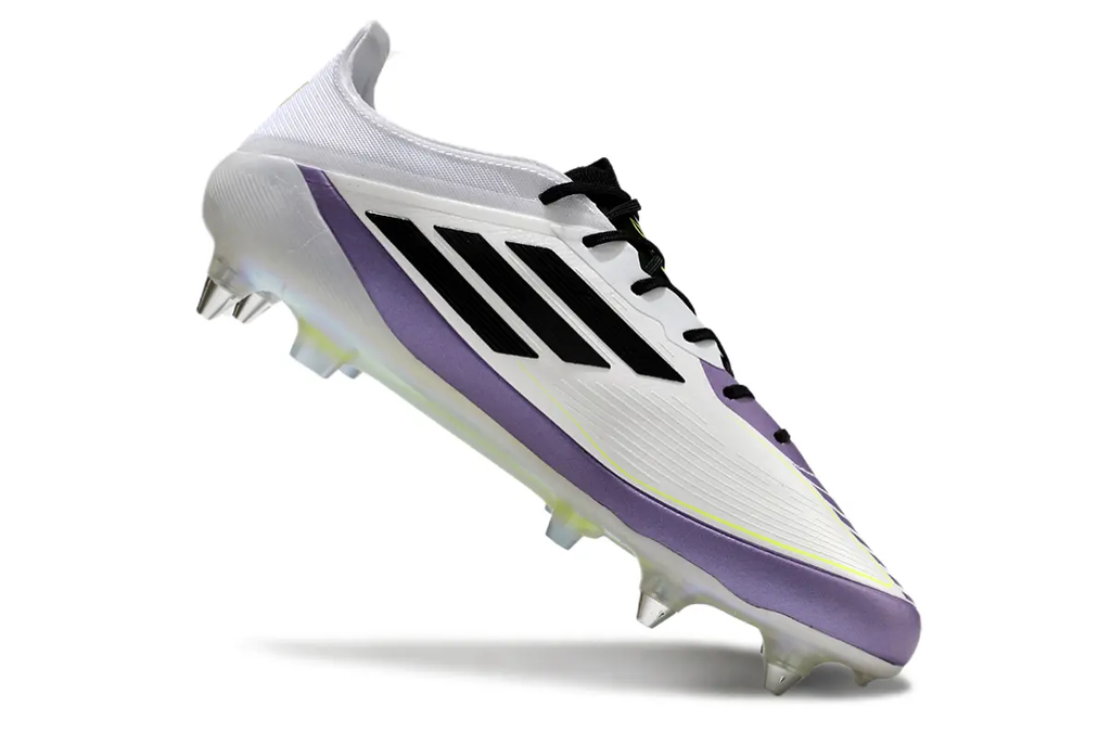 F50 Elite Messi Blanc/Violet/Noir (SG) Bonplancrampons