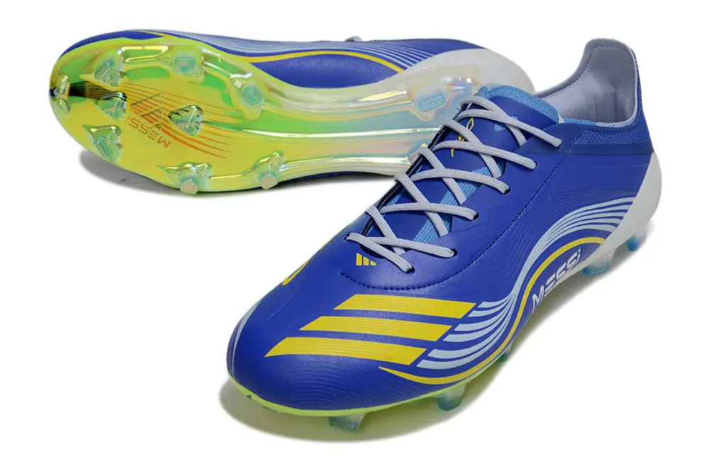 F50 Elite Messi Bleu/Blanc/Jaune (FG) Bonplancrampons