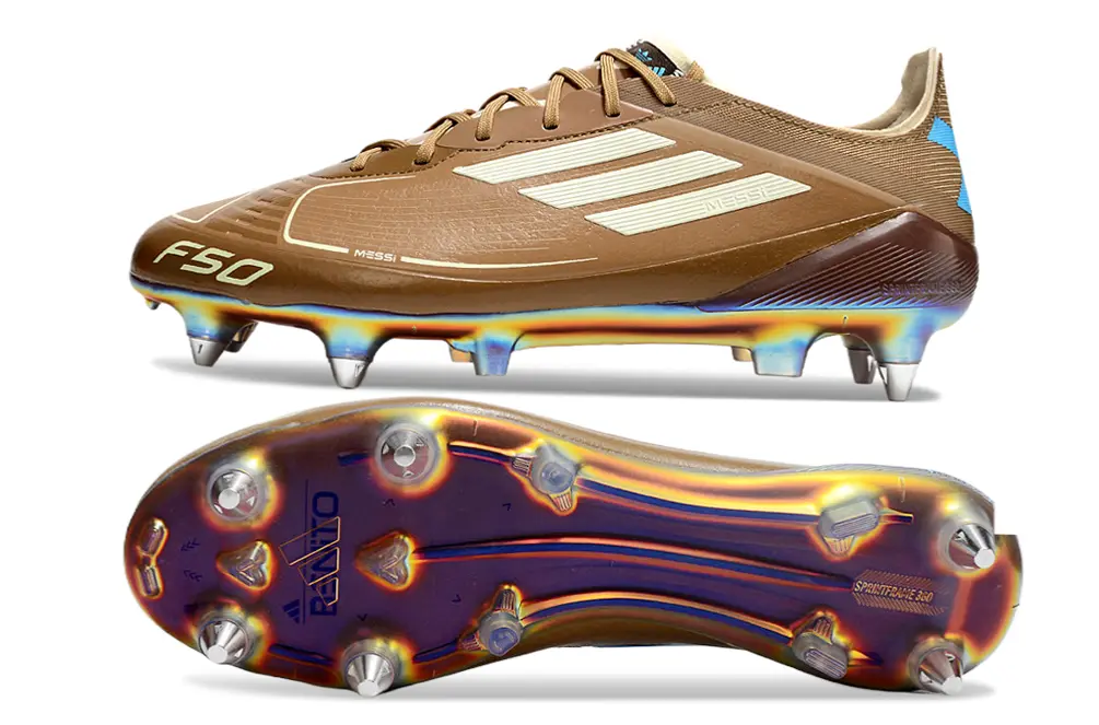 F50 Elite Messi Doré/Bleu/Blanc (SG) Bonplancrampons