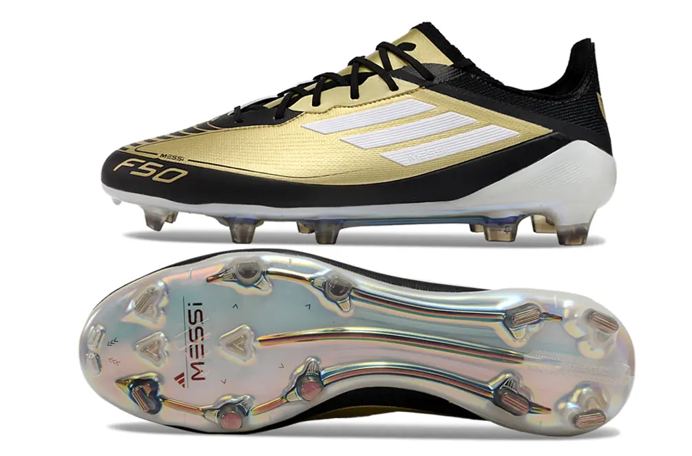 F50 Elite Messi Doré/Noir/Blanc (FG) Bonplancrampons