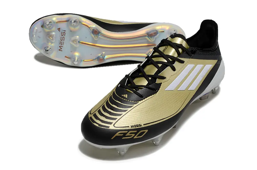 F50 Elite Messi Doré/Noir/Blanc (SG) Bonplancrampons