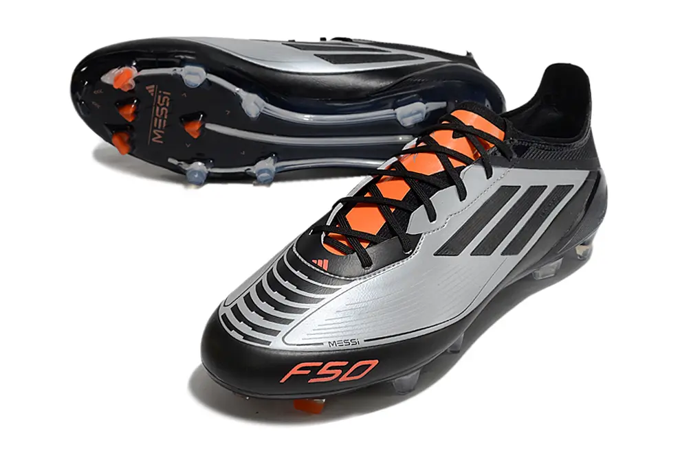 F50 Elite Messi Noir/Gris/Orange (FG) Bonplancrampons
