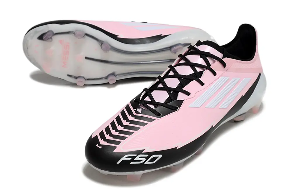 F50 Elite Messi Rose/Noir/Blanc (FG) Bonplancrampons