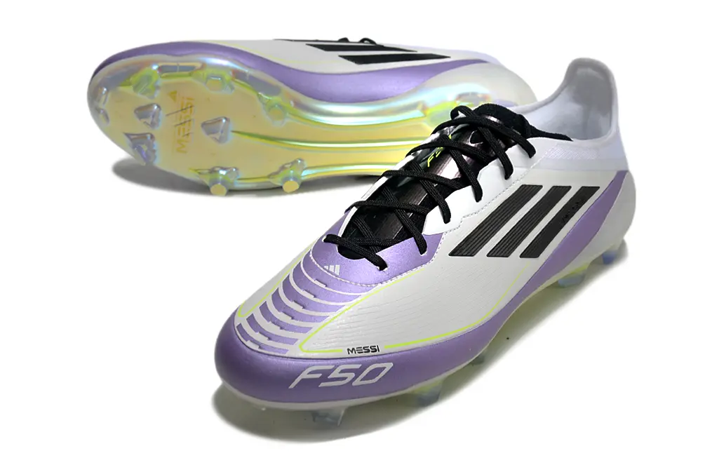 F50 Elite Messi Violet/Blanc/Noir (FG) Bonplancrampons