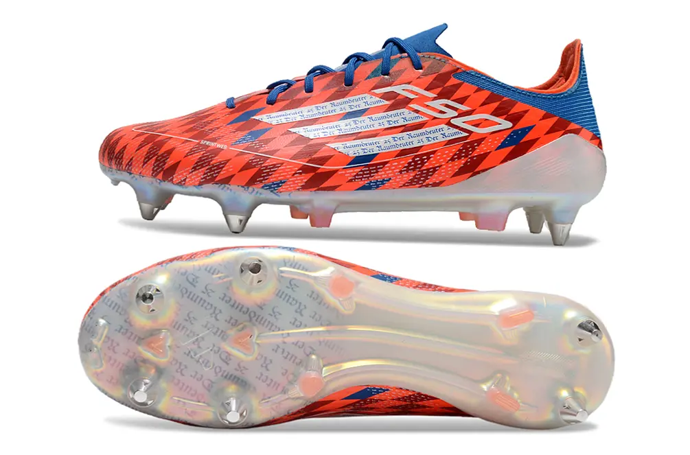 F50 Elite Mia San Mia Rouge/Bleu (SG) Bonplancrampons