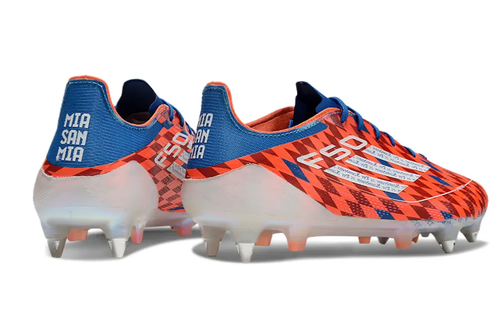 F50 Elite Mia San Mia Rouge/Bleu (SG) Bonplancrampons
