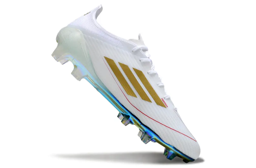 F50 Elite Mohamed Salah Blanc/Vert/Jaune (FG) Bonplancrampons