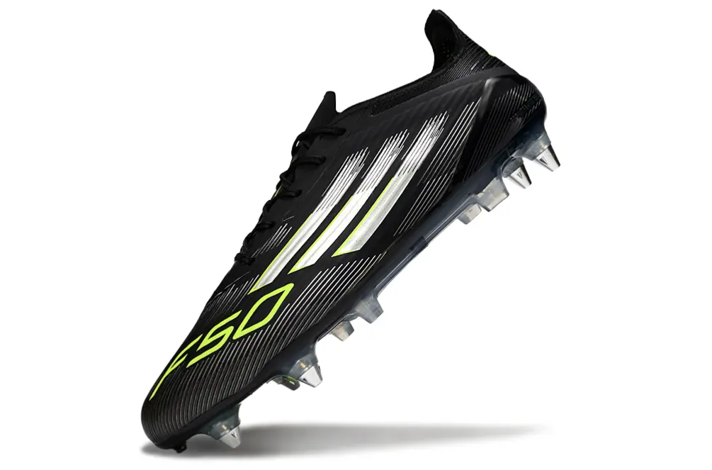 F50 Elite Noir/Blanc/Vert (SG) Bonplancrampons