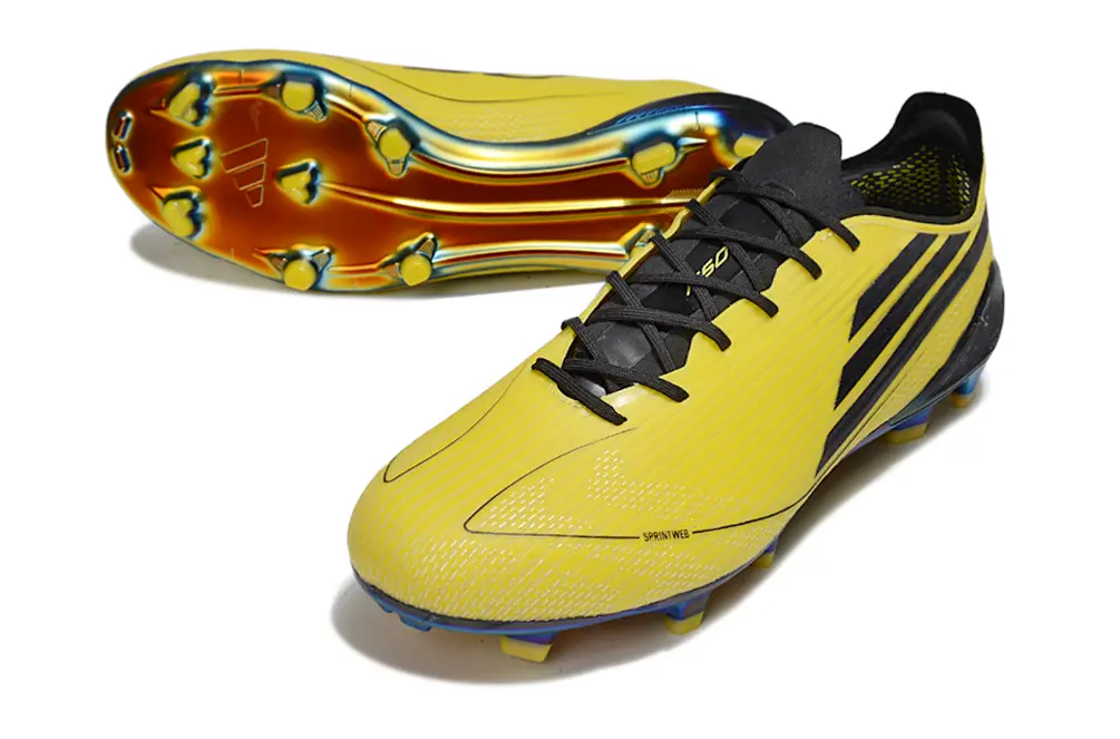F50 Elite Noir/Jaune (FG) Bonplancrampons