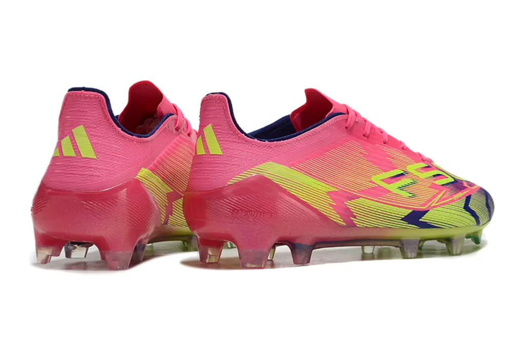 F50 Elite Rose/Bleu/Jaune (FG) Bonplancrampons