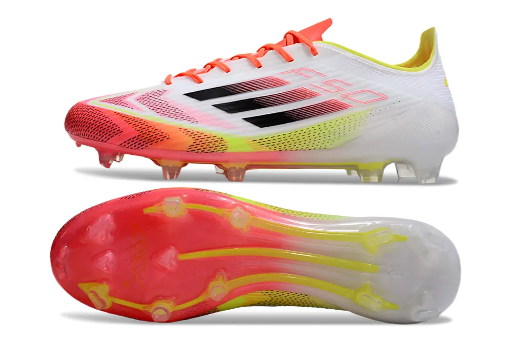 F50 Elite Rouge/Blanc/Jaune (FG) Bonplancrampons