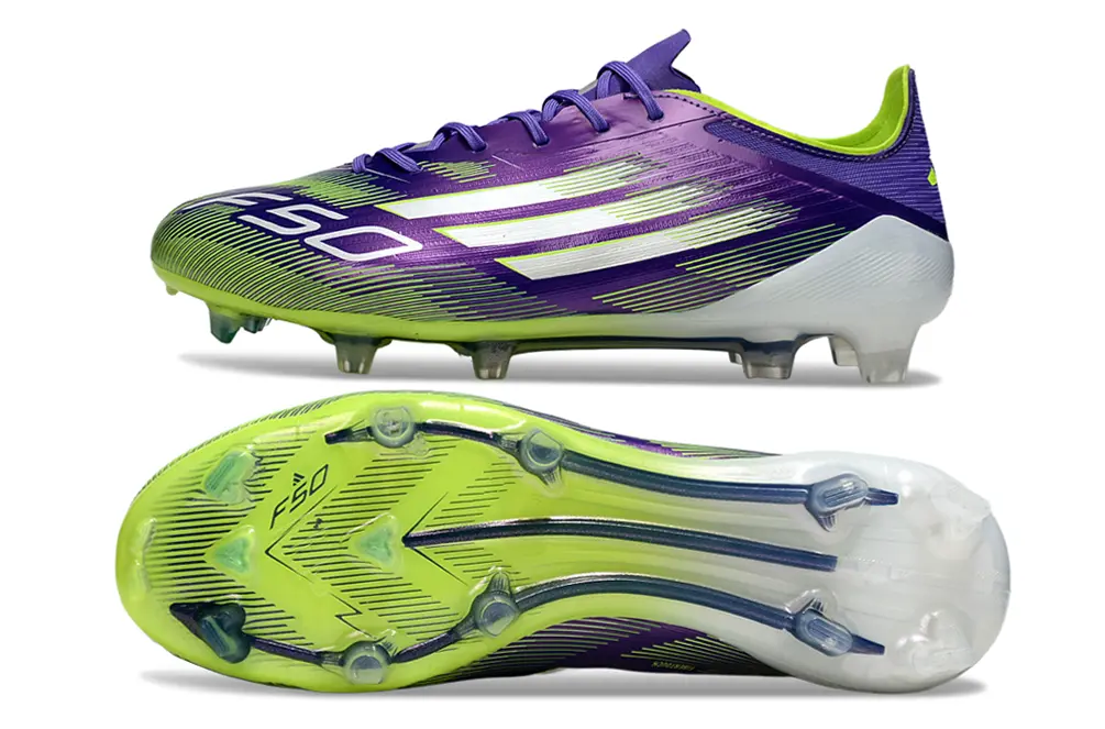 F50 Elite Vert/Violet/Blanc (FG) Bonplancrampons