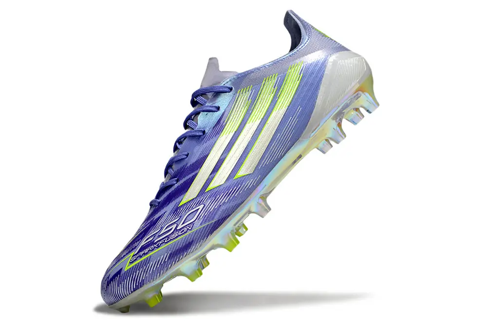 F50 Elite Violet/Jaune/Blanc (FG) Bonplancrampons