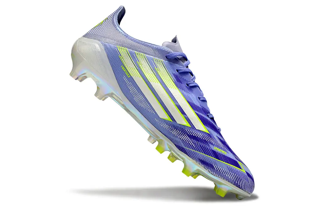 F50 Elite Violet/Jaune/Blanc (FG) Bonplancrampons