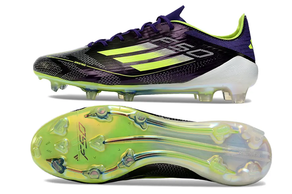 F50 Elite Violet/Vert/Blanc (FG) Bonplancrampons