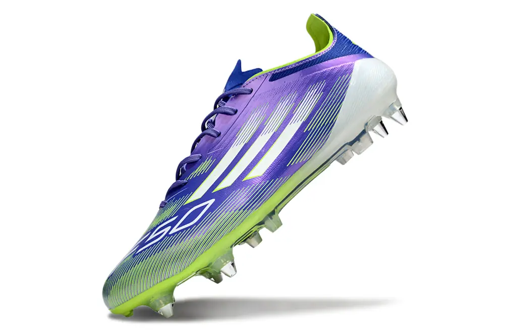 F50 Elite Violet/Vert/Blanc (SG) Bonplancrampons