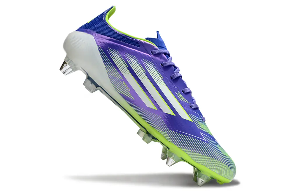 F50 Elite Violet/Vert/Blanc (SG) Bonplancrampons