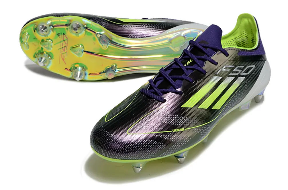 F50 Elite Violet/Vert (SG) Bonplancrampons