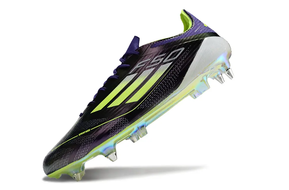 F50 Elite Violet/Vert (SG) Bonplancrampons