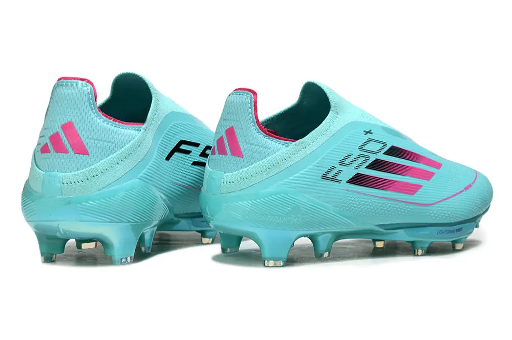 F50+ Elite Laceless Bleu/Rose/Noir (FG) Bonplancrampons