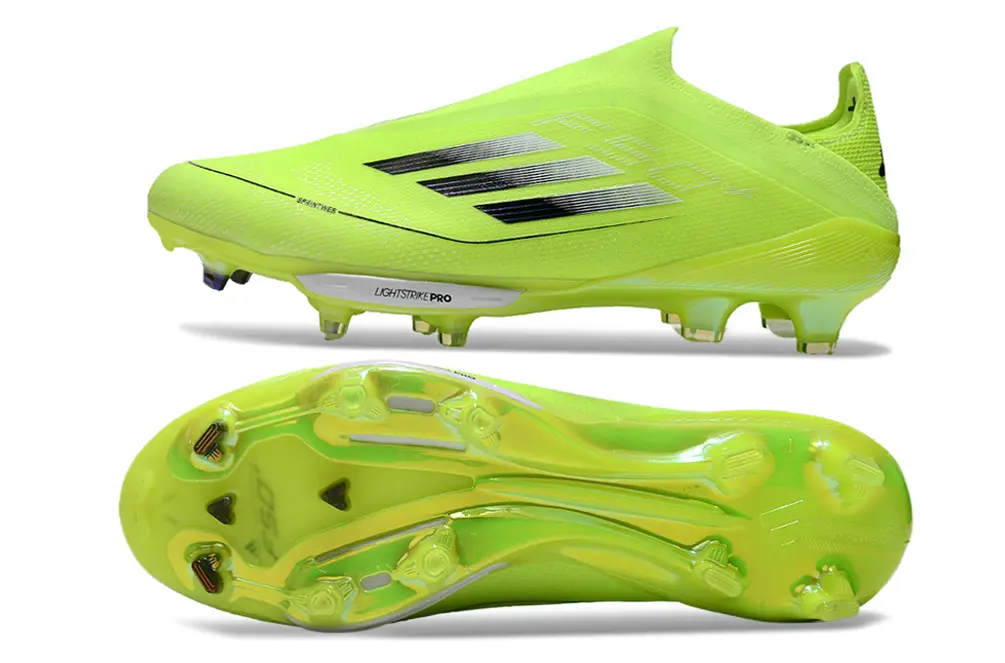 F50+ Elite Laceless Jaune/Noir (FG) Bonplancrampons