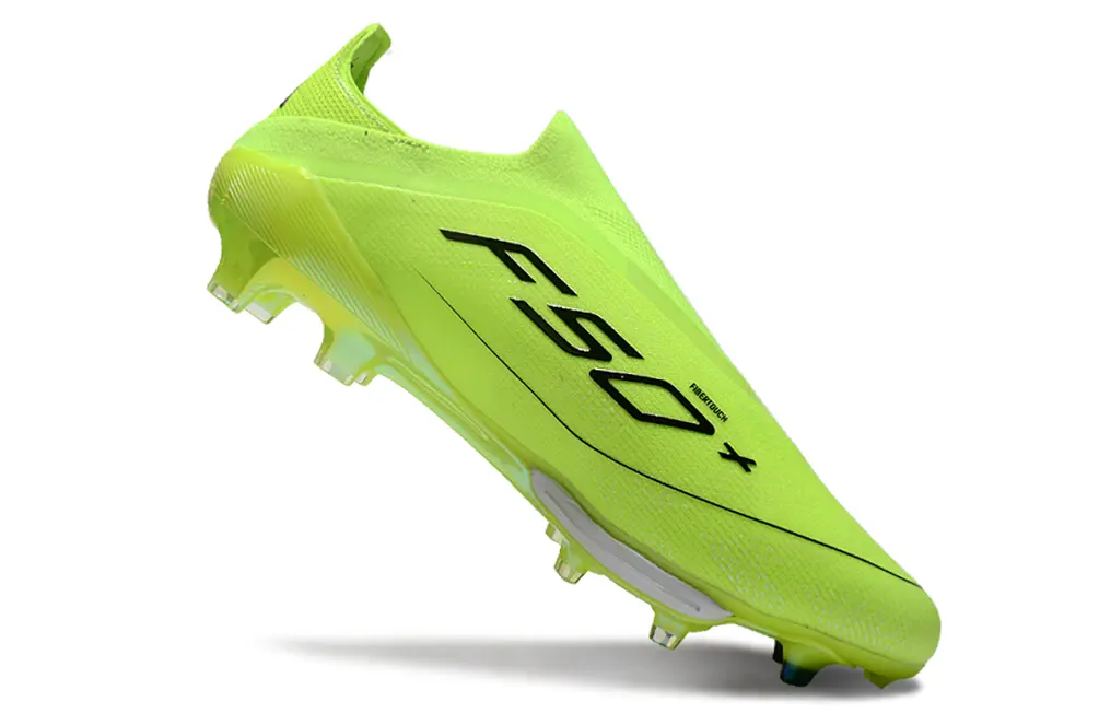 F50+ Elite Laceless Jaune/Noir (FG) Bonplancrampons