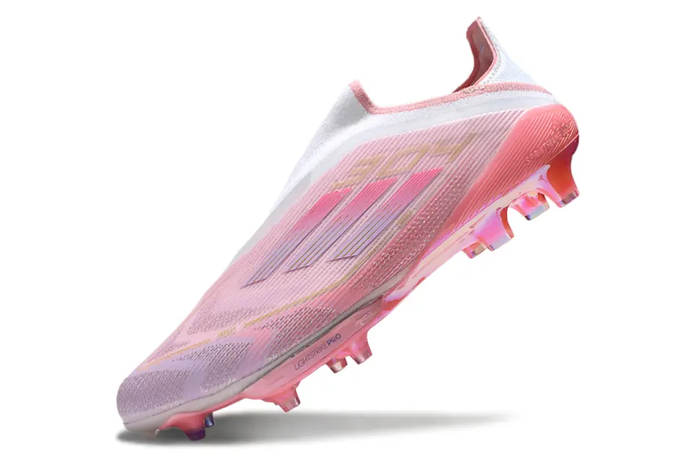 F50+ Elite Laceless Lamine Yamal Rose/Blanc (FG) Bonplancrampons