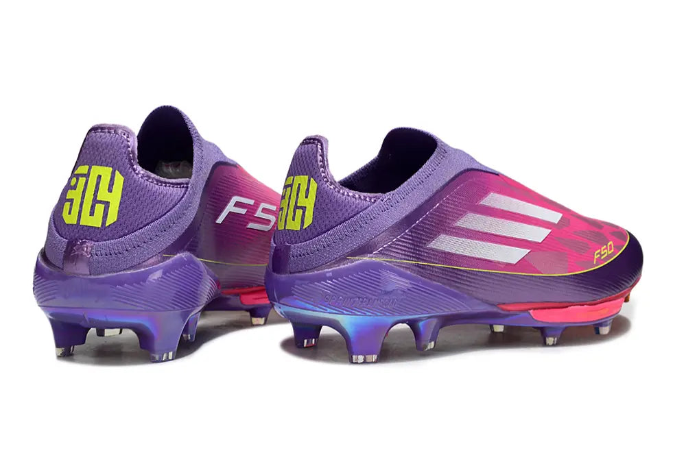 F50+ Elite Laceless Lamine Yamal Violet/Jaune (FG) Bonplancrampons