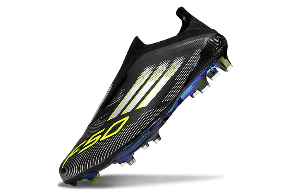 F50+ Elite Laceless Noir/Jaune (FG) Bonplancrampons