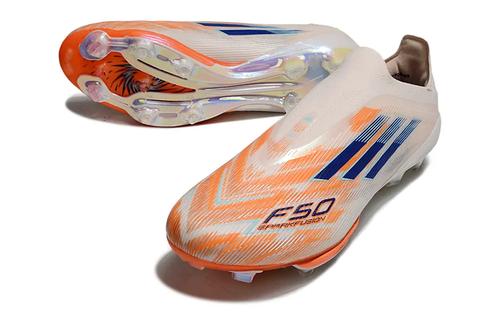 F50+ Elite Laceless Orange/Beige (FG) Bonplancrampons