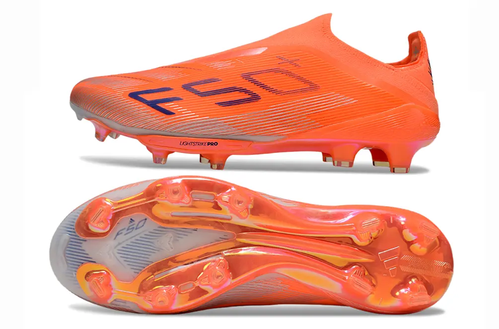 F50+ Elite Laceless Orange/Bleu (FG) Bonplancrampons