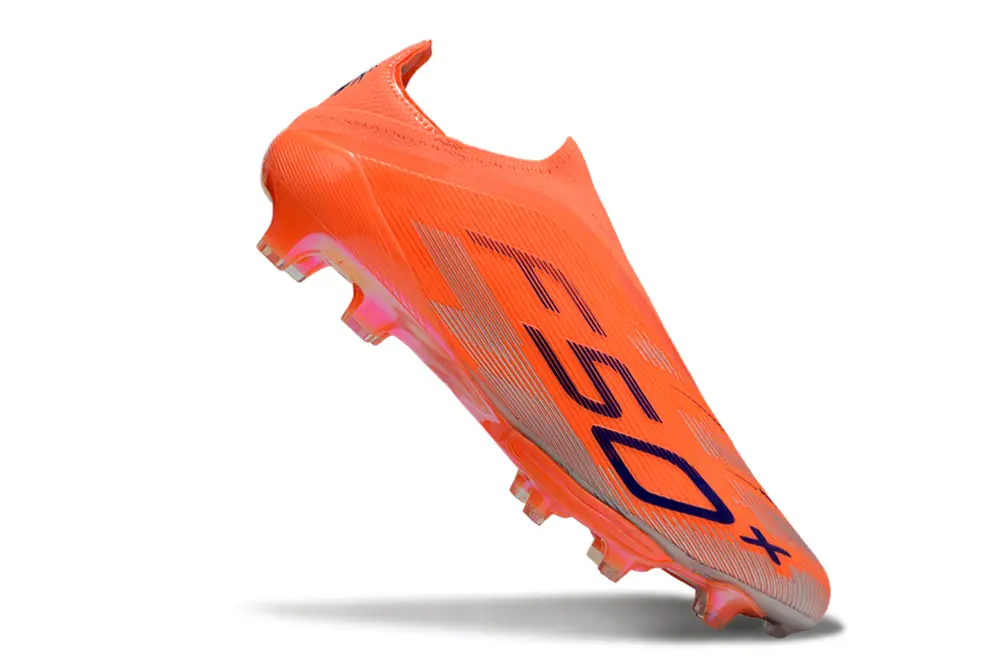 F50+ Elite Laceless Orange/Bleu (FG) Bonplancrampons
